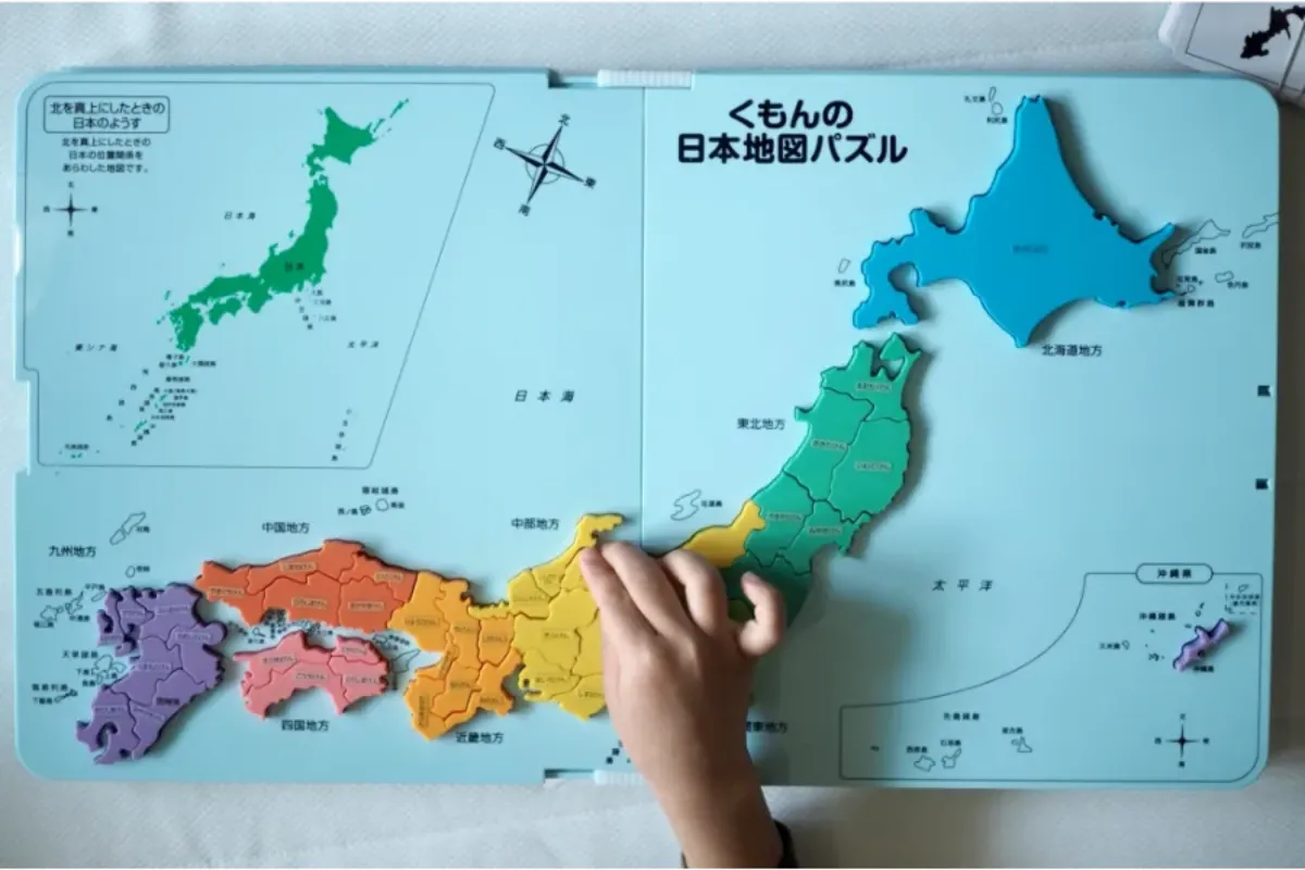 くもん日本地図パズル口コミ・レビュー｜何歳から遊べる？5歳が遊んでみた